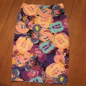 DISNEY MICKEY MOUSE LULAROE *CASSIE* SKIRT